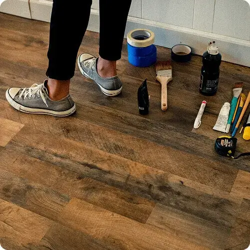 Tools on the floor